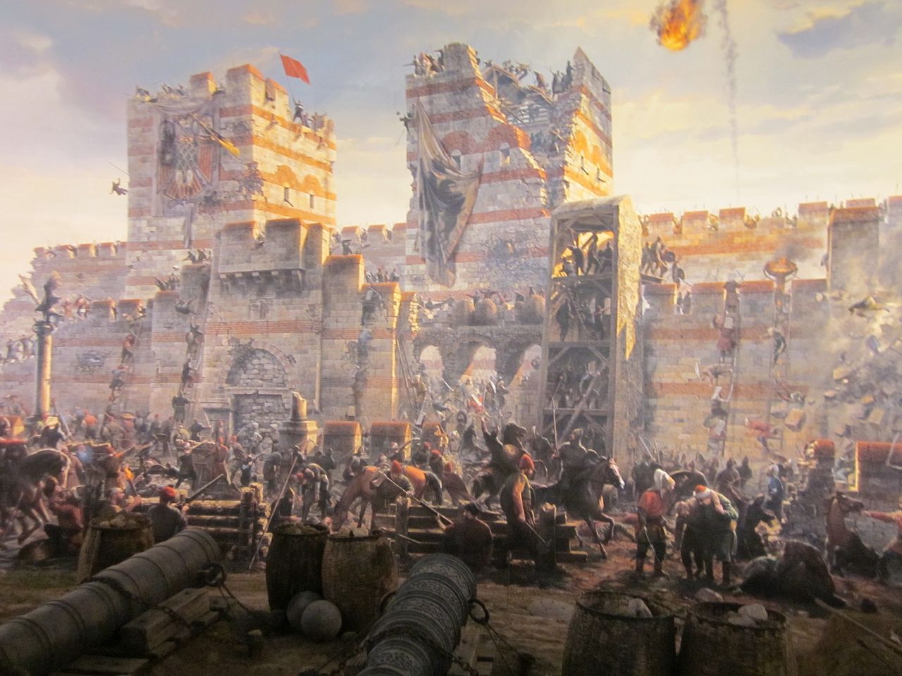Dettaglio presa di Costantinopoli 1453 - Panorama Muzesi