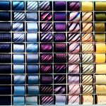 cravatte di motivi e colori diversi